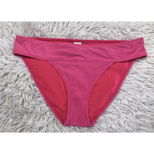 Pre-Owned Aerie Hot Pink Swimsuit Bathing Suit Size Medium Swim Wear Bottoms